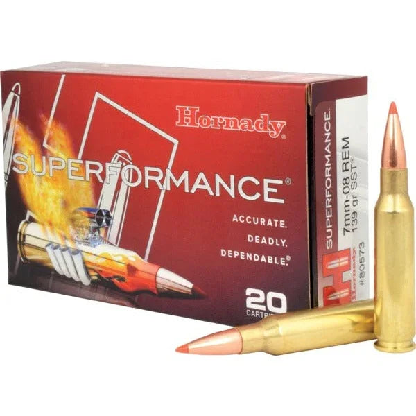 Hornady 7MM-08 REM 139GR SST SPF