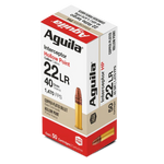 AGUILA 22LR INTERCEPTOR HP 40GR AMMUNITION 50/BOX
