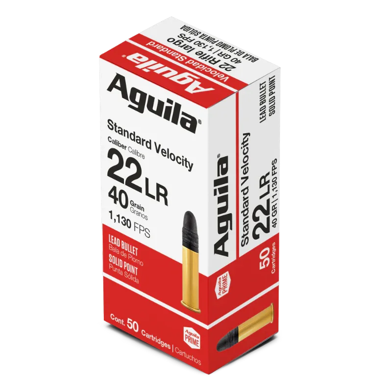 Aguila 22lr Sv Sp 40gr Ammunition (50/box)