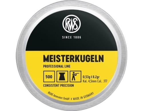 RWS Meisterkugeln 177cal Ø4.49 7.0gr 500 Pack