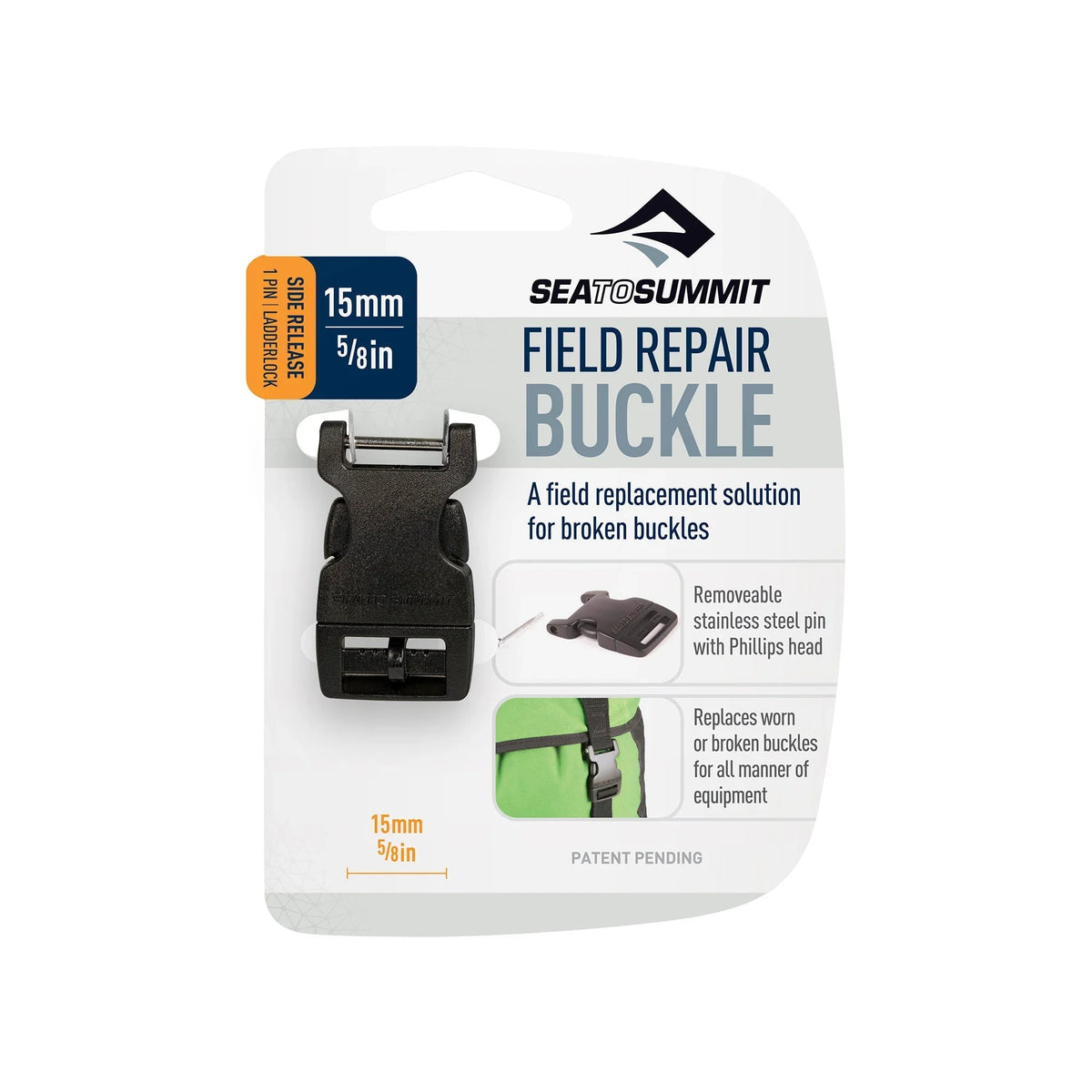 Side Release Field Repair Buckle with Removable Pin - Hunt The Night