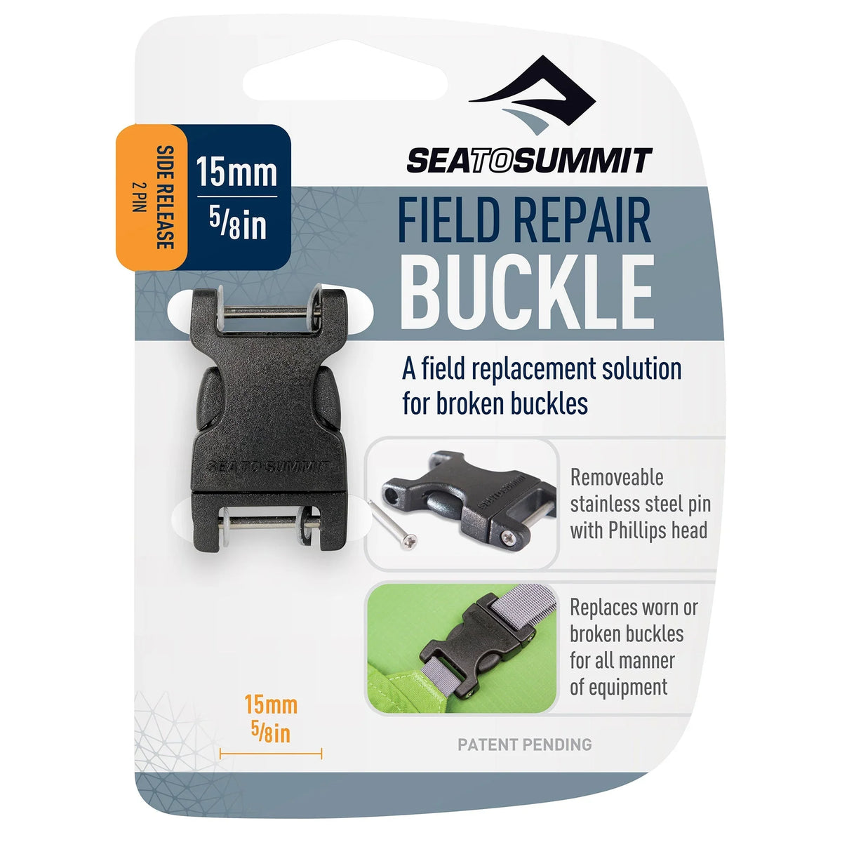 Side Release Field Repair Buckle with Removable Pin - Hunt The Night