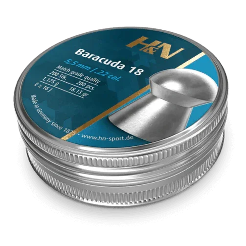 H&N BARACUDA .22 18GR AIR PELLET