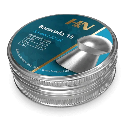 H&N BARACUDA .22 15GR AIR PELLET - Hunt The Night