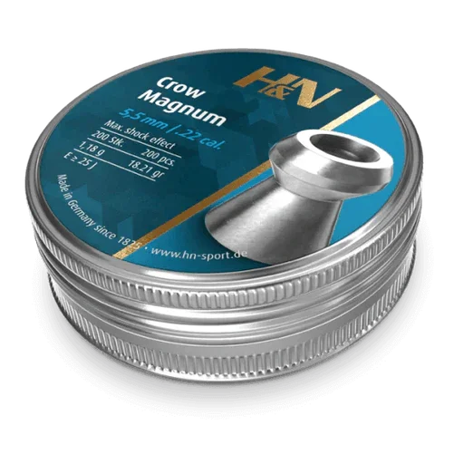 H&N CROW MAGNUM .22 18.21GR AIR PELLET - Hunt The Night