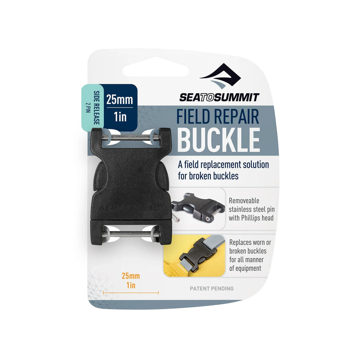 Side Release Field Repair Buckle with Removable Pin - Hunt The Night