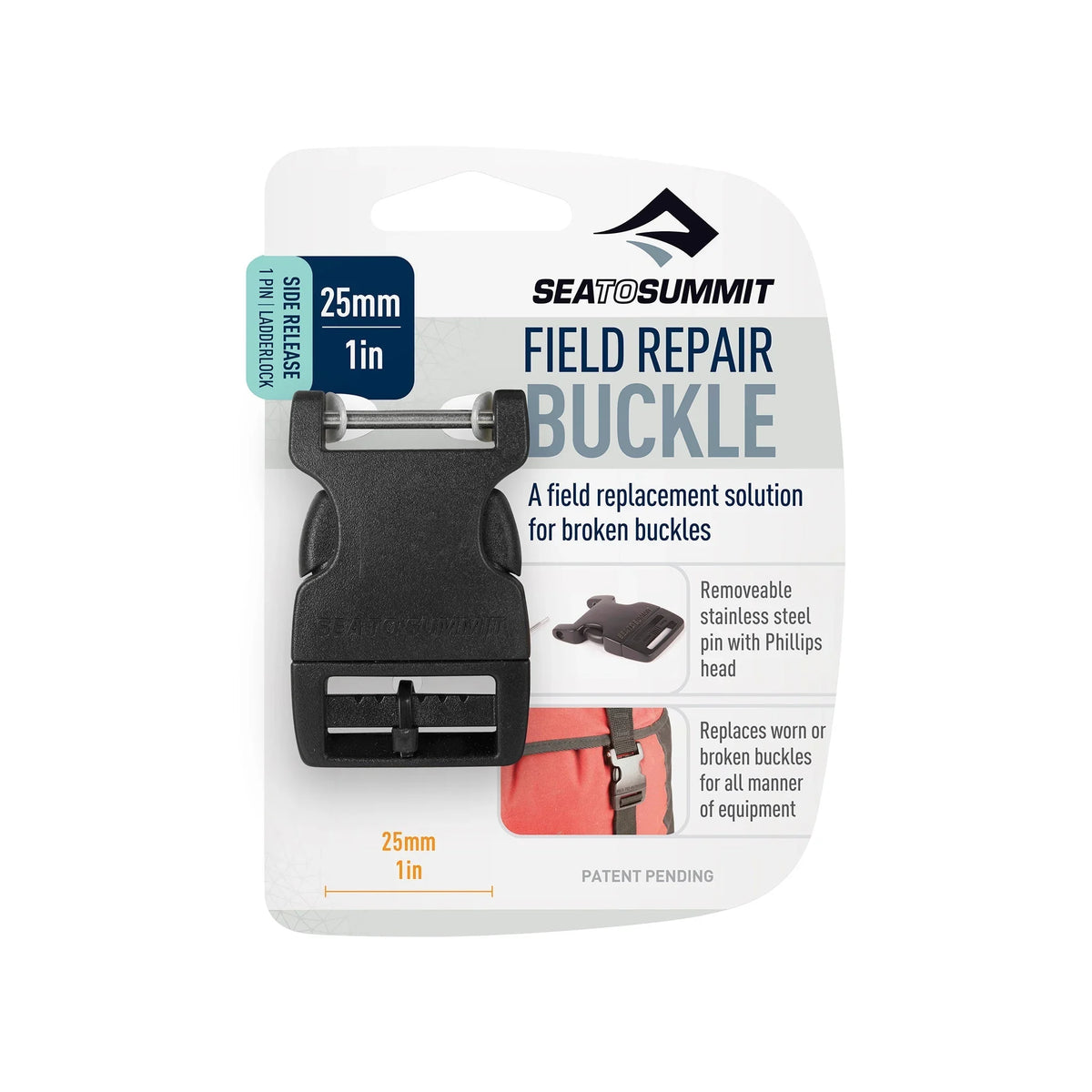 Side Release Field Repair Buckle with Removable Pin - Hunt The Night