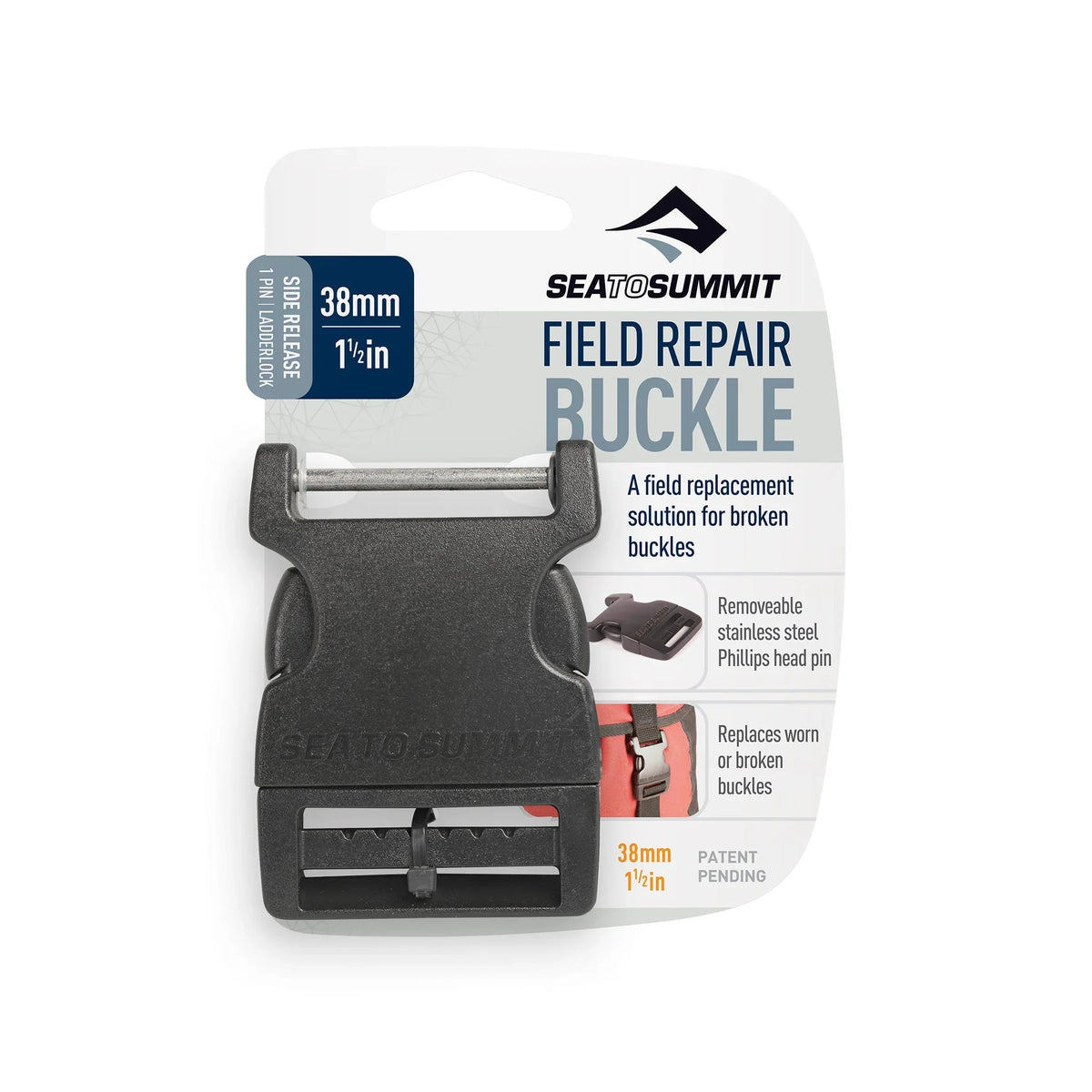 Side Release Field Repair Buckle with Removable Pin - Hunt The Night