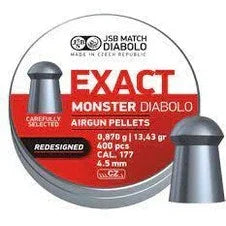 JSB EXACT MONSTER REDESIGN .177 13.43GR AIR PELLETS