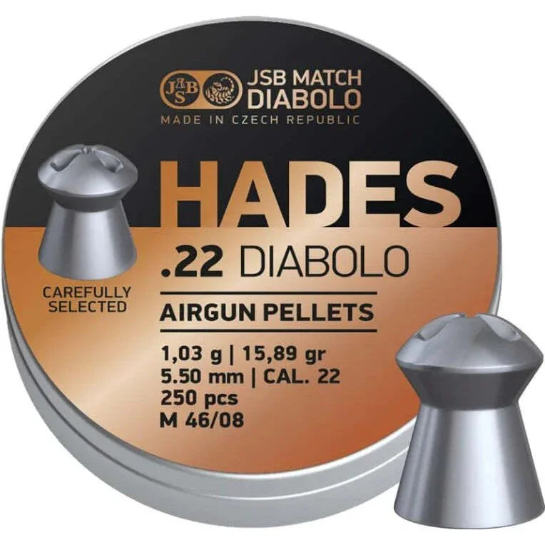 JSB HADES .22 15.89GR AIR PELLETS - Hunt The Night
