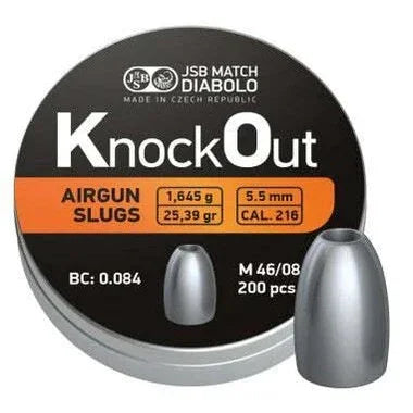 JSB KNOCK OUT .22 25.39GR AIR SLUGS