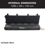 Evolution Gear HD Series Rifle Hard Gun Case XL - Black