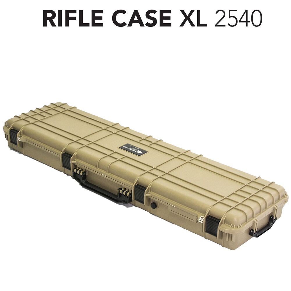 Evolution Gear HD Series Rifle Hard Gun Case XL - Desert Tan