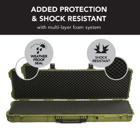 Evolution Gear HD Series Rifle Hard Gun Case XL - Olive Drab