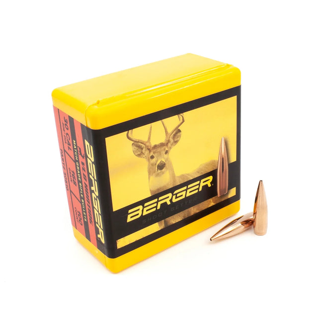 Berger VLD Hunting 30 Cal (.308) 168gr Projectiles (100/box)