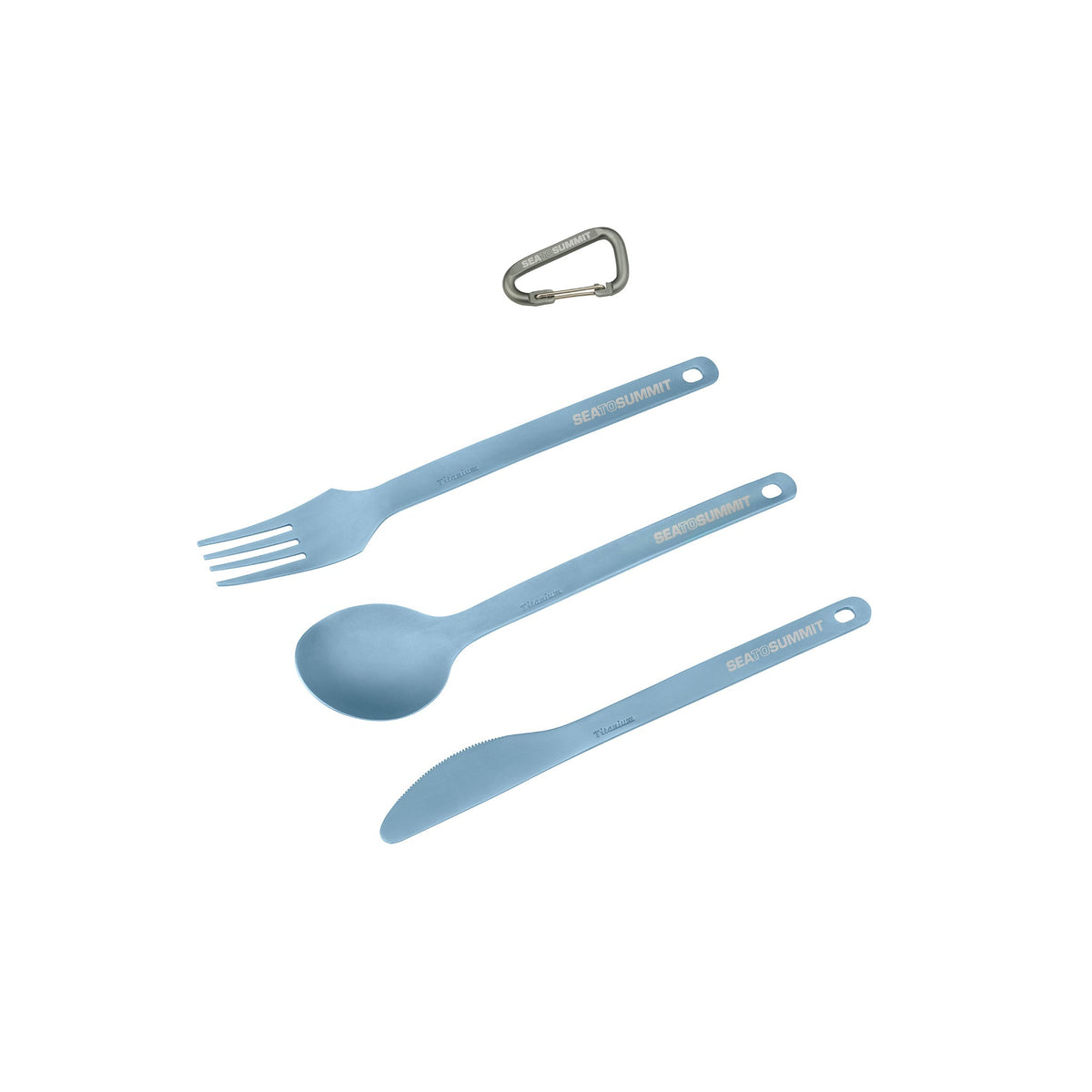 Titanium Spoon, Fork & Knife Set - Hunt The Night