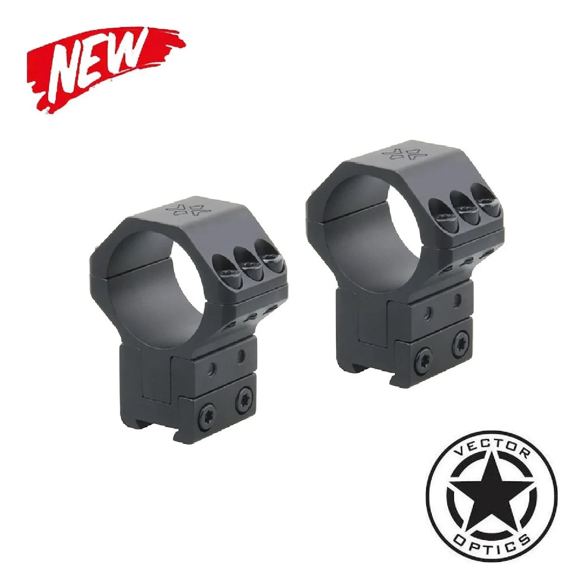 Vector Optics X-ACCU 30mm Adjustable Elevation 11mm Dovetail Mounts