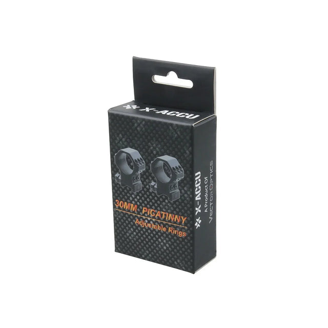 Vector Optics X-Accu Adjustable Elevation 30 mm Picatinny Rings