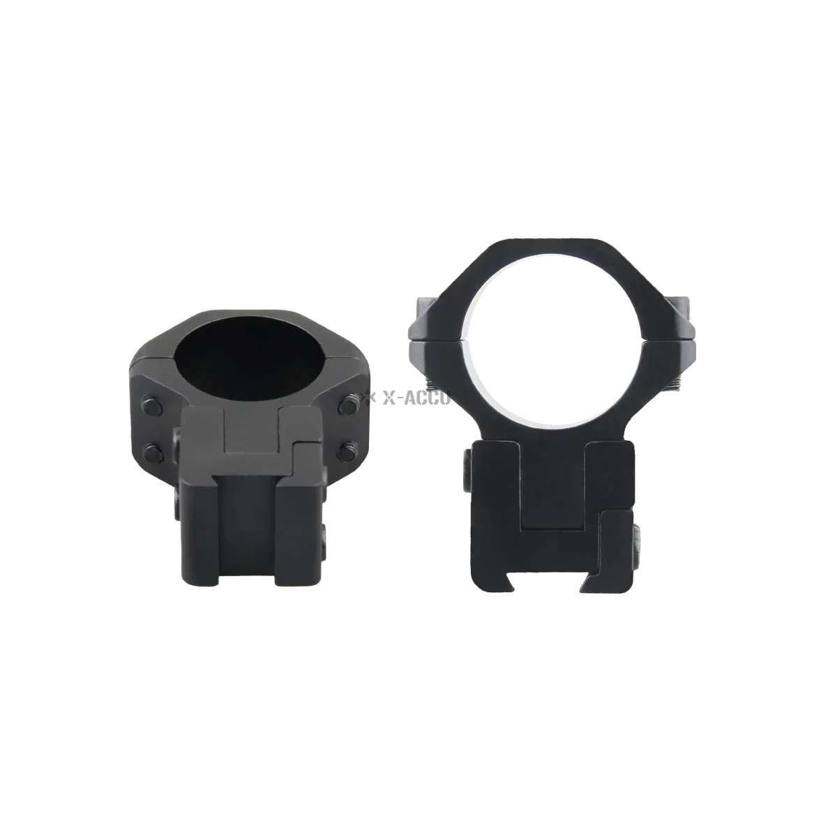 Vector Optics XASR-2515 X-ACCU 1" Adjustable Elevation 11mm Dovetail Mounts - Hunt The Night