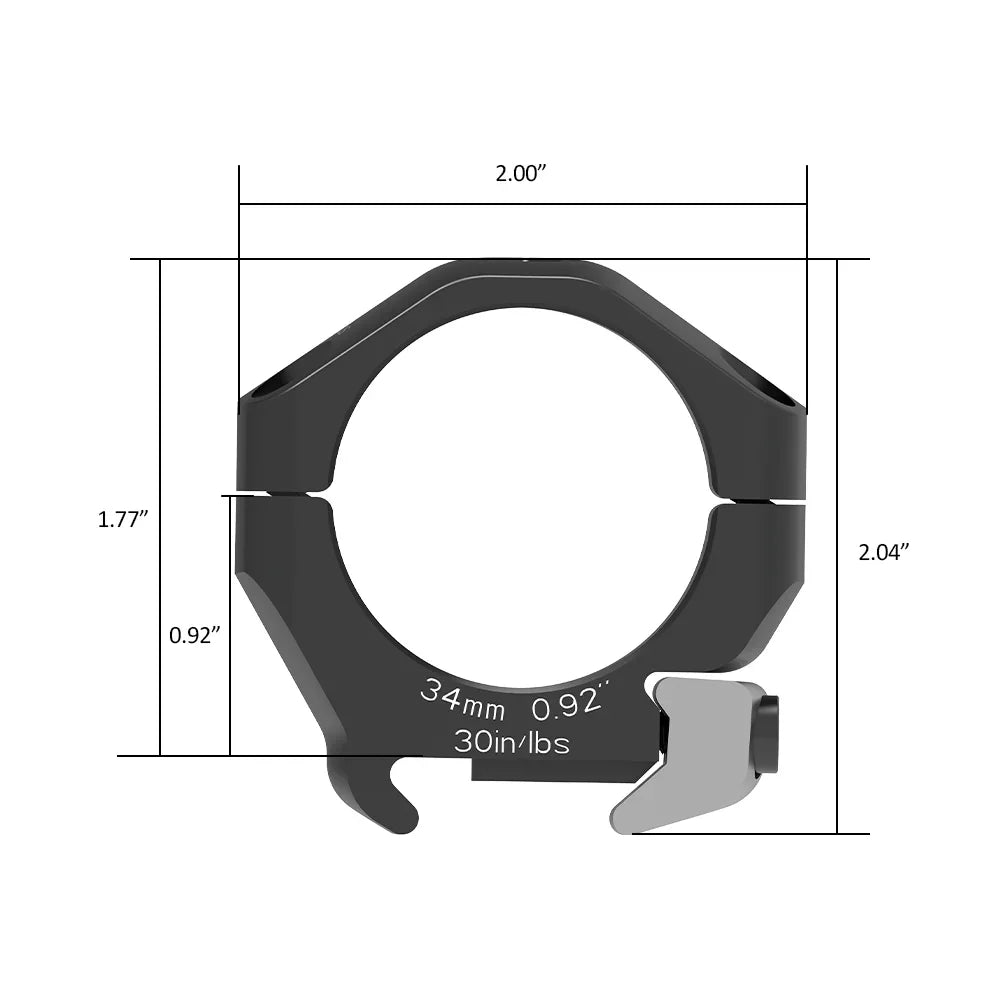 Arken HALO Ti™ Titanium Scope Rings