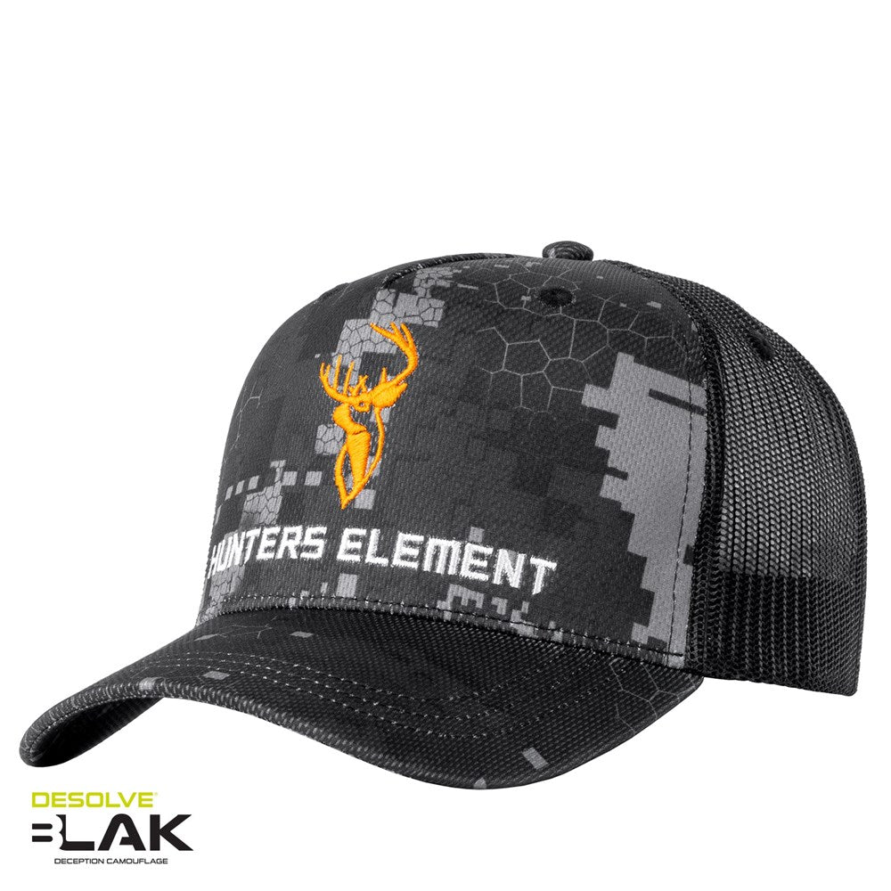 Hunters Element Granite Trucker Cap - Desolve Black