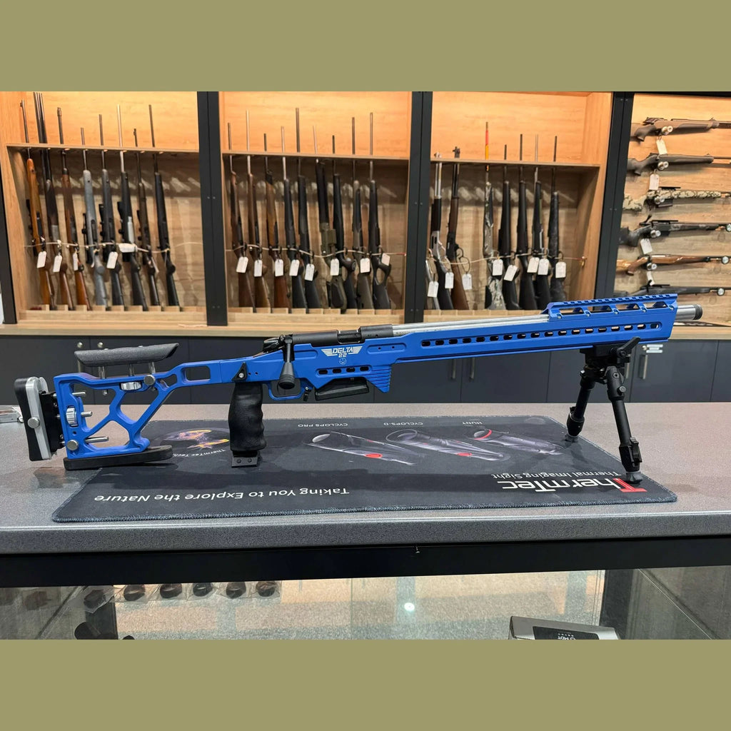 Bergara B14-r 22lr Delta Force smurf Blue Chassis