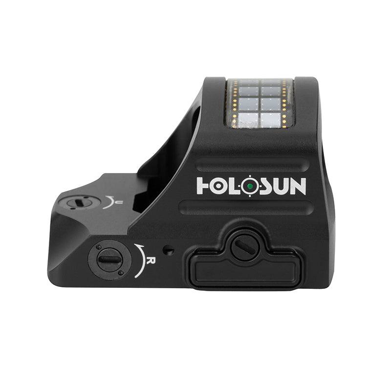 Holosun HE407C-GR X2; Miniature Reflex Sight; 2 MOA Dot; Solar/Battery - **GREEN**