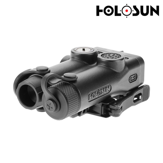 Holosun LE221-GR&IR; Tactical Laser; Titanium Housing; Green & IR Pointer; QD Mount - **GREEN**