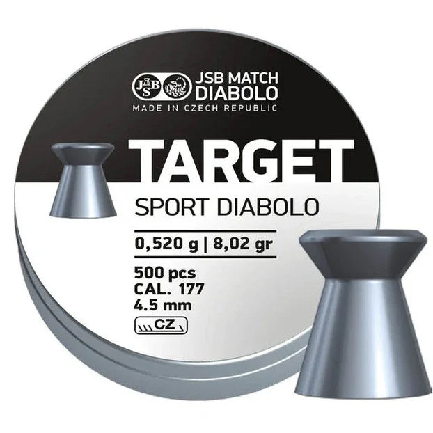 JSB TARGET SPORT DIABOLO .177 8.02GR AIR PELLETS - Hunt The Night