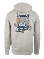 Spika Bone Collector Hoodie - Mens - Dune Green - side view