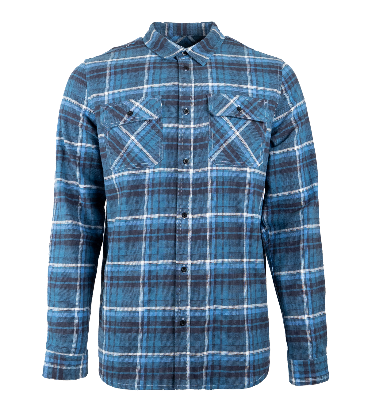 Spika Flannel Check Shirt - Mens - Moss Green - side view