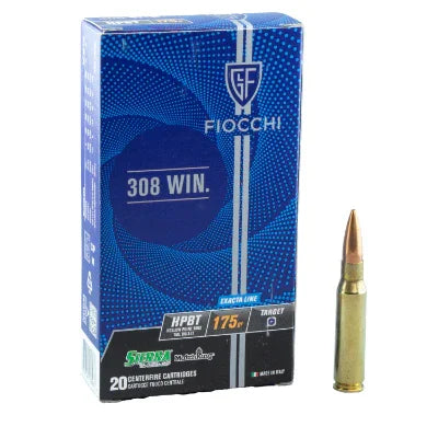 FIOCCHI EXACTA MATCH .308 WIN 175GR HPBT - 20PK