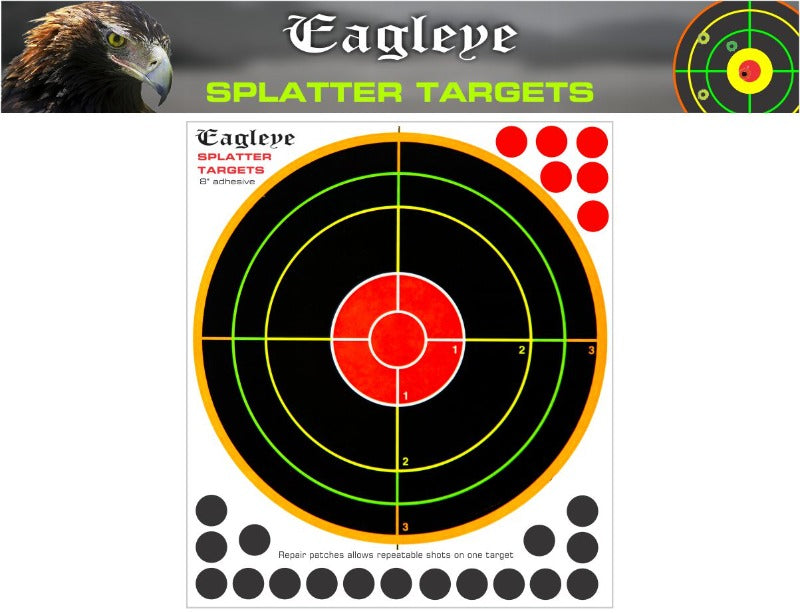 Eagle Eye 8" Adhesive Target - 20pk