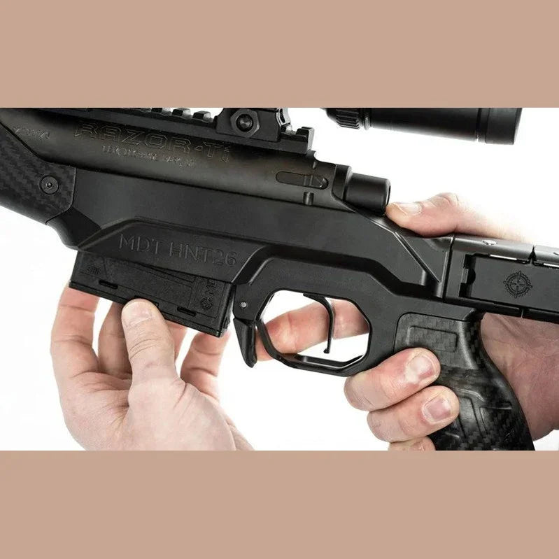 MDT HNT26 CHASSIS SYSTEM Hunting Chassis HOWA 1500 - SA RH Fixed non Arca - Hunt The Night