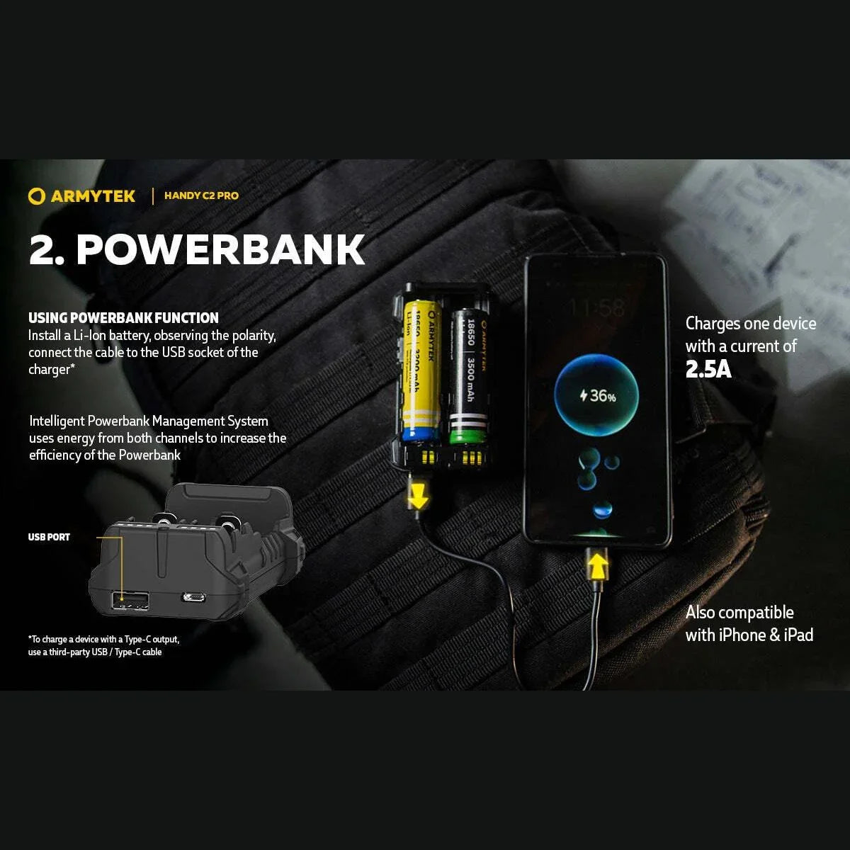 ARMYTEK HANDY C2 PRO - Hunt The Night