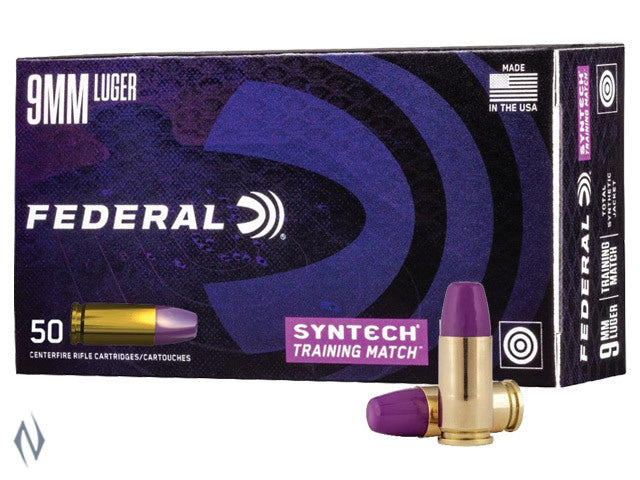 Federal 9mm Luger 124gr TSJ FN Syntech Training Match