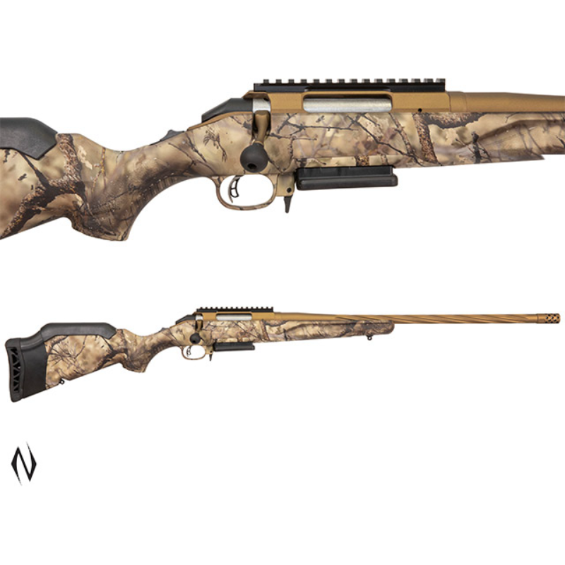 RUGER AMERICAN GEN II GO WILD CAMO 6.5 CREEDMOOR 22" WITH MUZZLE BRAKE AI 3 SHOT