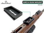 SmartRest Arca Gun Mount Plate for flat stock