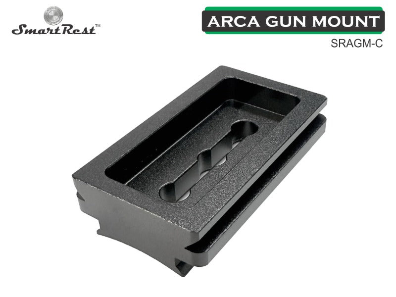 SmartRest Arca Gun Mount Plate for contoured stock (curved)
