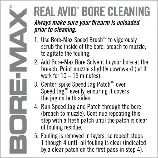 REAL AVID Bore-Max® Speed Jags™ & Patches Multi-Cal Pack