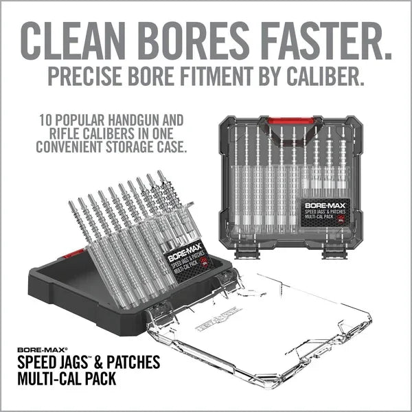 REAL AVID Bore-Max® Speed Jags™ & Patches Multi-Cal Pack