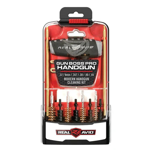 REAL AVID Gun Boss® - Modern Handgun Cleaning Kit .22 - .45