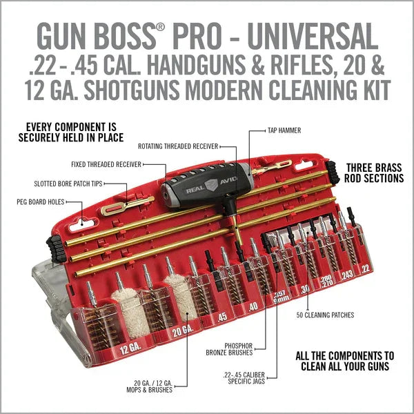 REAL AVID Gun Boss® Pro - Universal Cleaning Kit