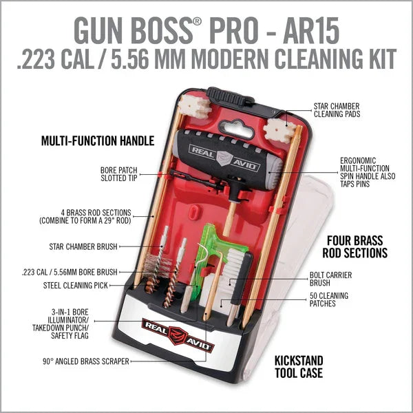 REAL AVID Gun Boss® Pro - AR15 Cleaning Kit
