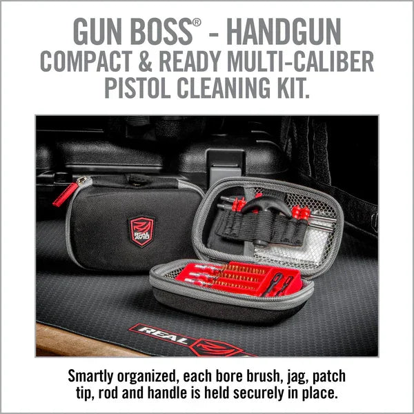 REAL AVID Gun Boss® - Handgun Cleaning Kit .22 - .45