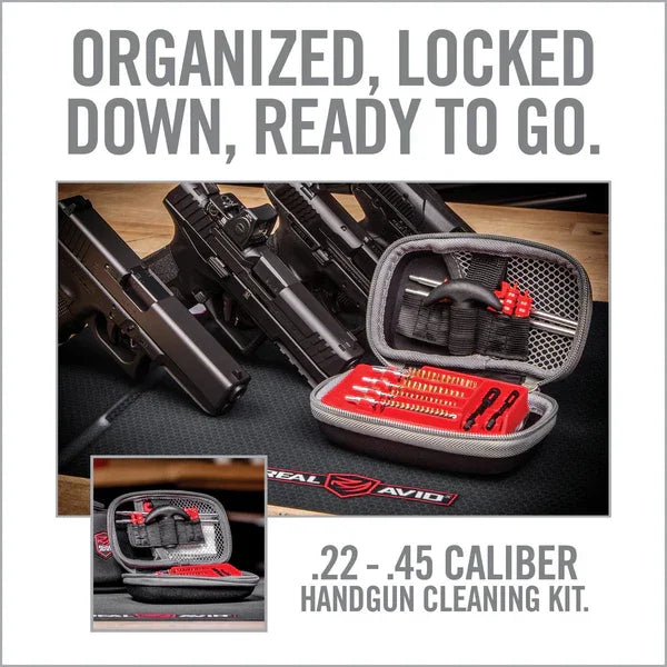 REAL AVID Gun Boss® - Handgun Cleaning Kit .22 - .45