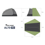 Alto Semi-Free Standing Ultralight Tent