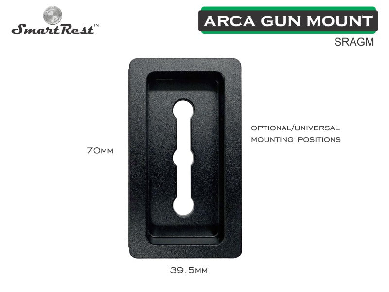 SmartRest Arca Gun Mount Plate for flat stock