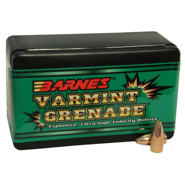 Barnes Varmint Grenade 6mm (.243) 62gr Projectiles (100/box)