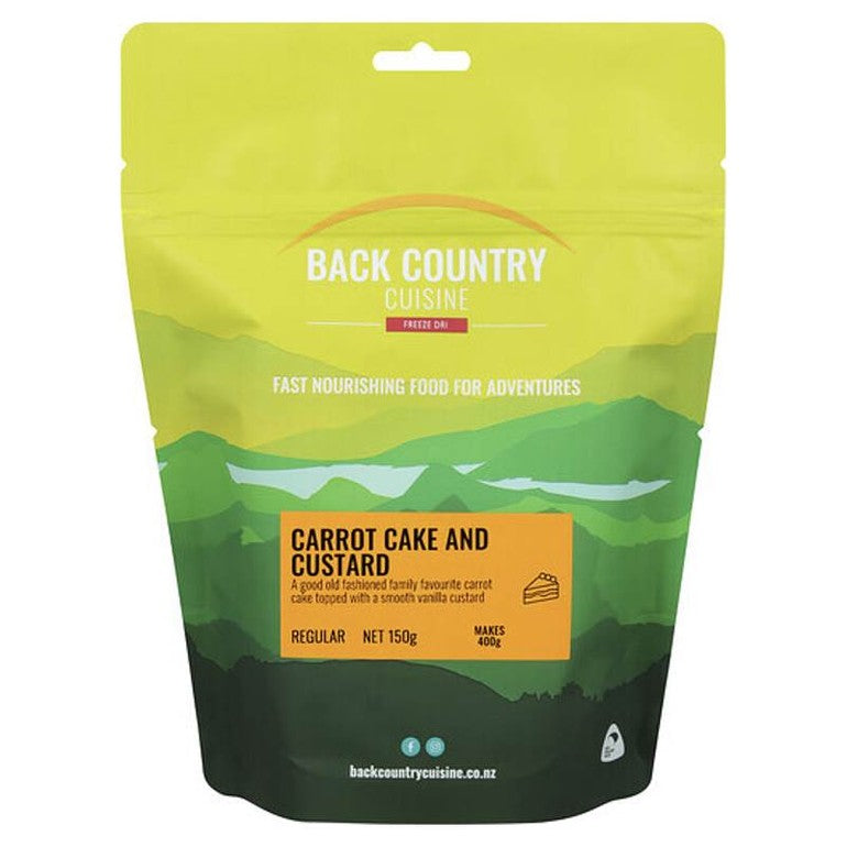 Back Country Foods - Carrot Cake and Custard - Hunt The Night